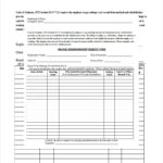 Mileage Reimbursement Sheet Template PDF Template